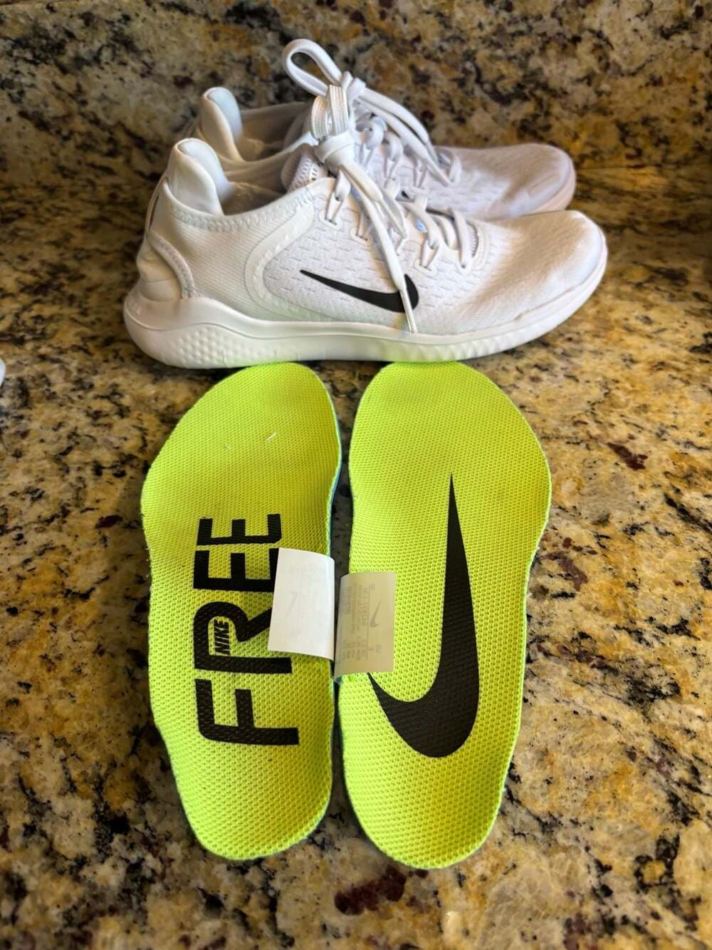 Nike Women's Interact Road Running Shoes , White/Pure Platinum- 6 - Picture 5 of 11